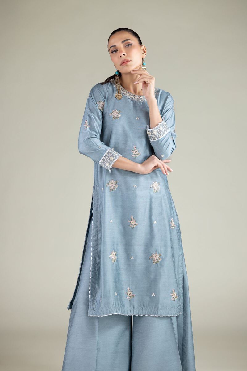 Floral Round-Neck Kurta