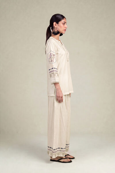 Floral Cambric Pants, image 1