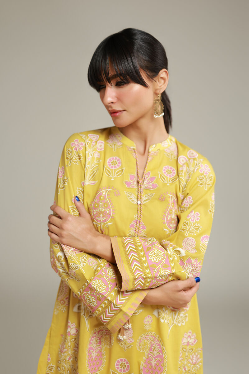 Cambric Drawstring Kurta