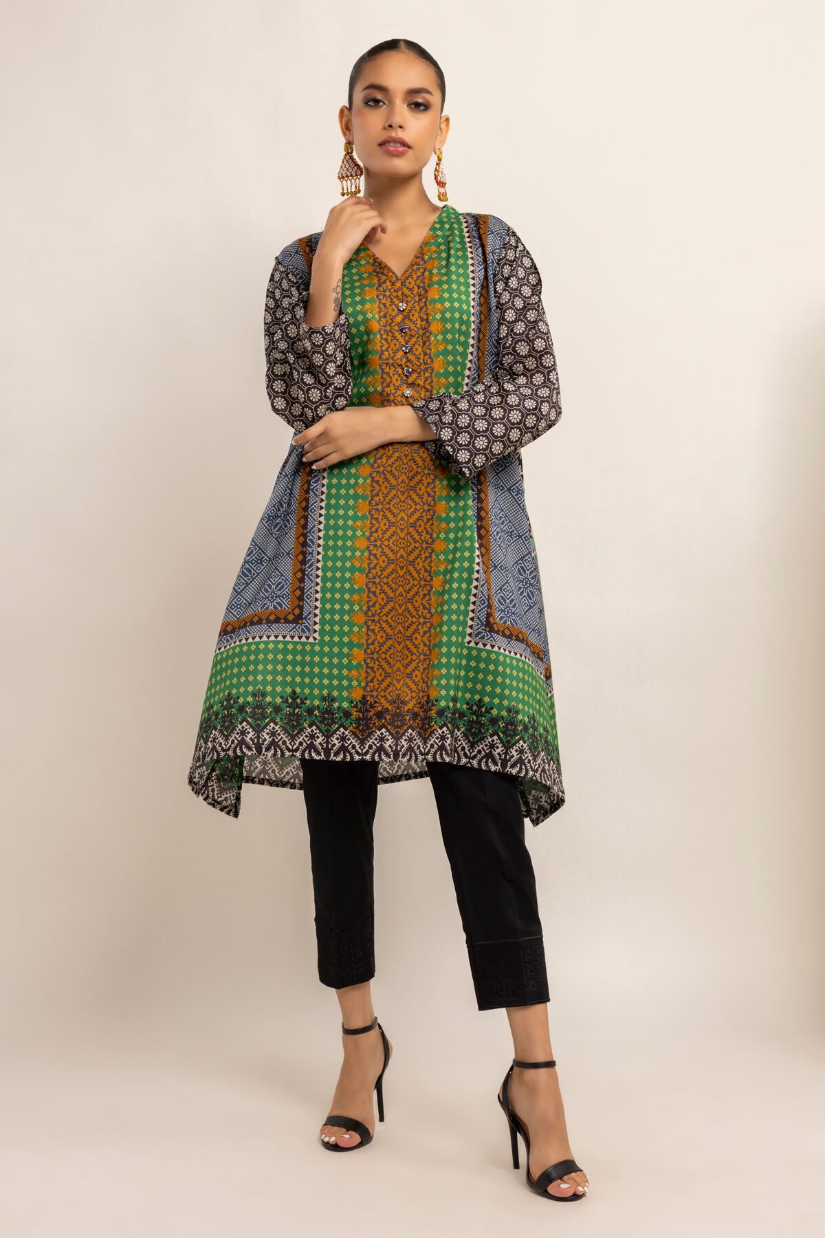 Khaadi short discount frocks 2018