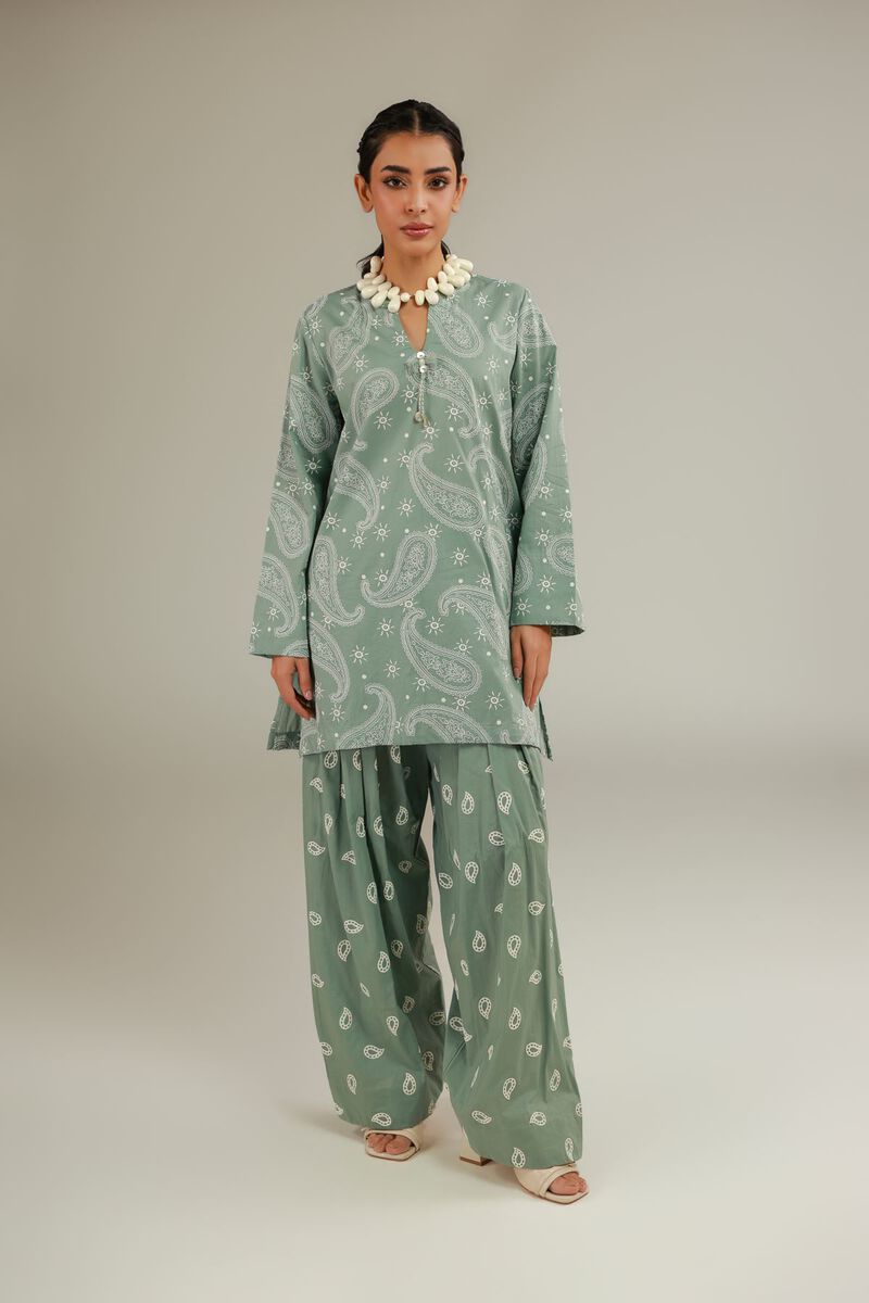 Mint Farshi Shalwar