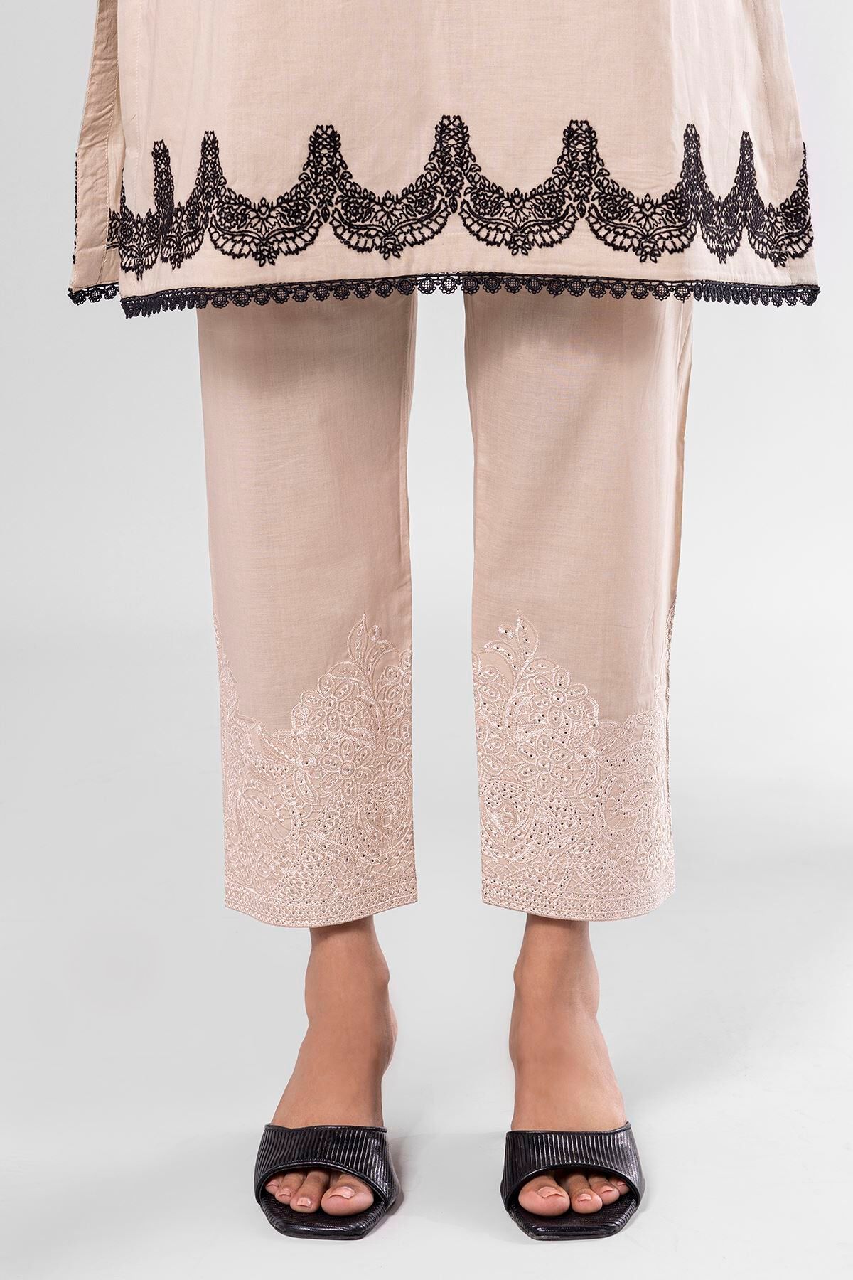 Khaadi embroidered trousers online