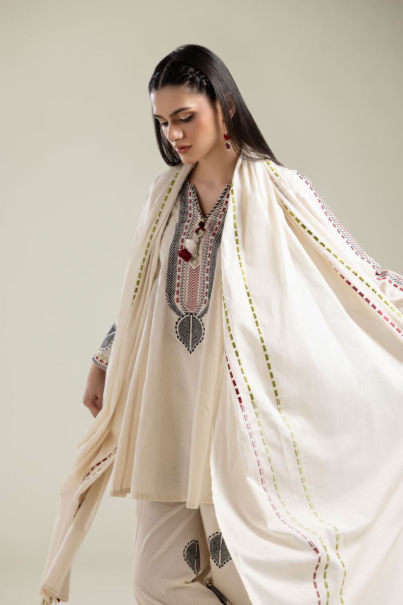 Lawn Geometric Dupatta
