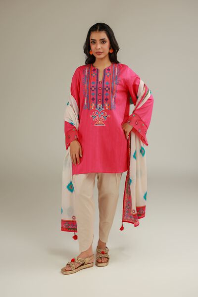 Embroidered Cotton Shalwar, image 1