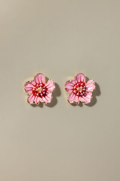 Solid Metal Single Earrings