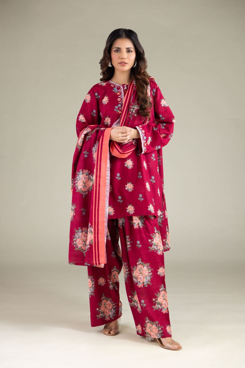 Floral Straight Shalwar