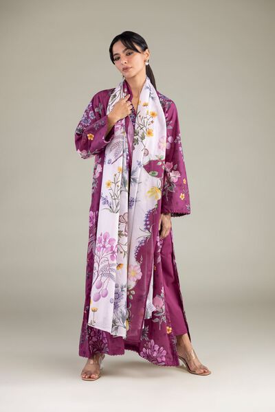 Printed Cambric Floral Cambric Pants