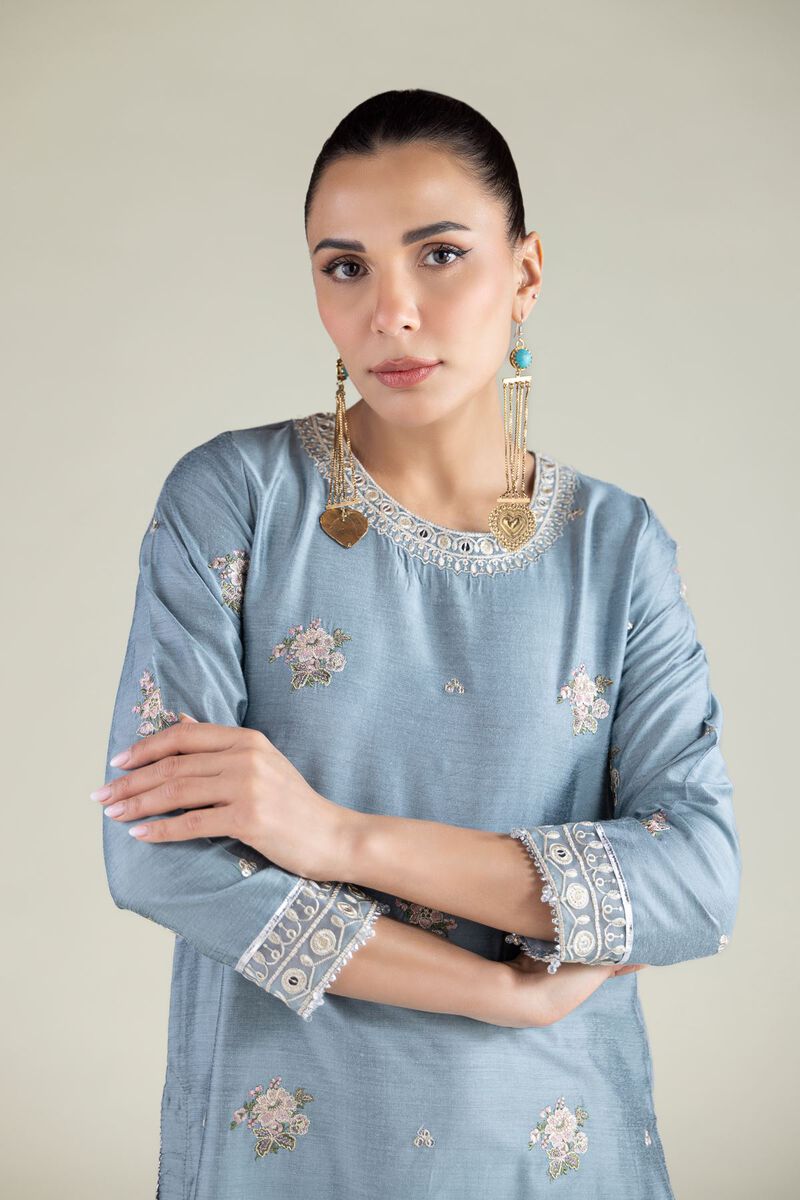 Floral Round-Neck Kurta