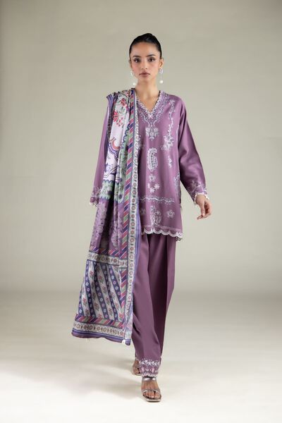 Floral V-Neck Kurta, image 1