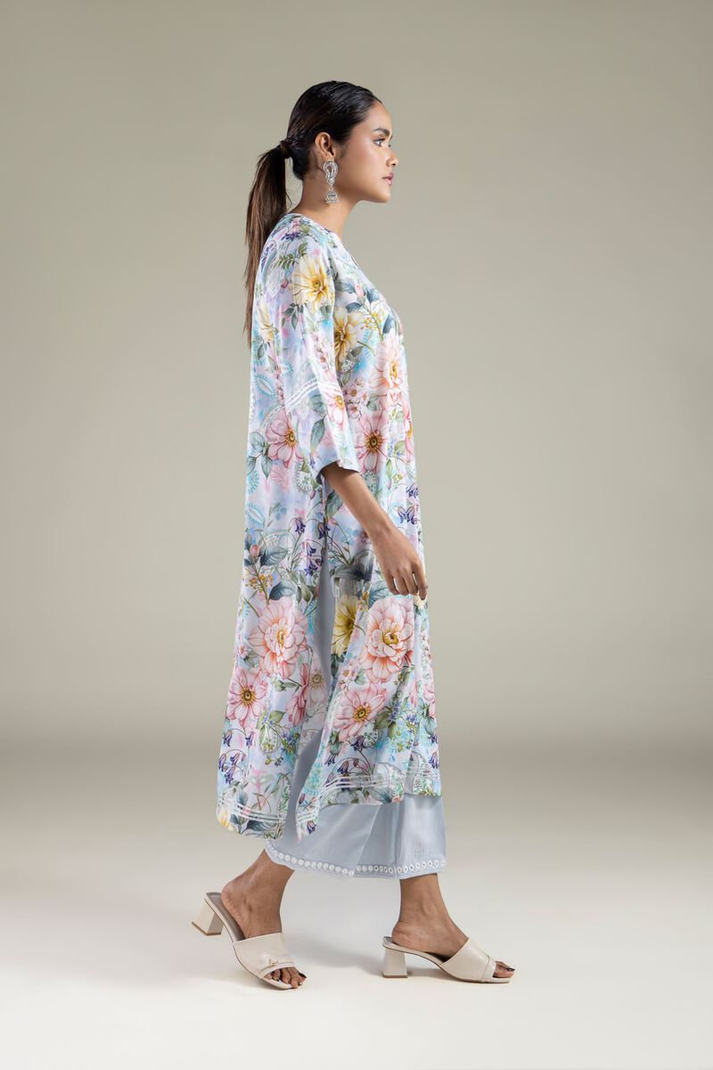 Long Floral Kurta