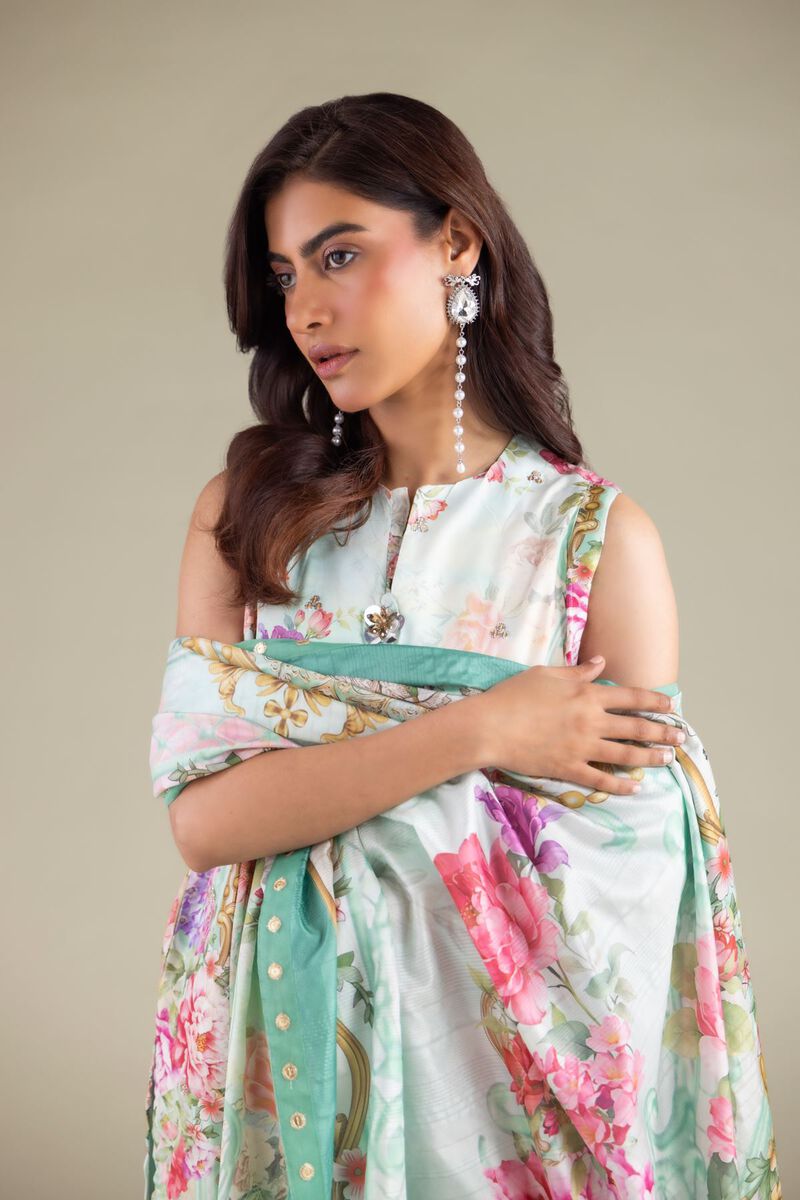Floral Draped Dupatta