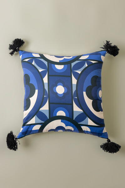 Printed Poly Sateen 16x16in Cushion Cover