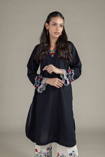 Embroidered | Heavy Textured Cotton
            
        Kurta