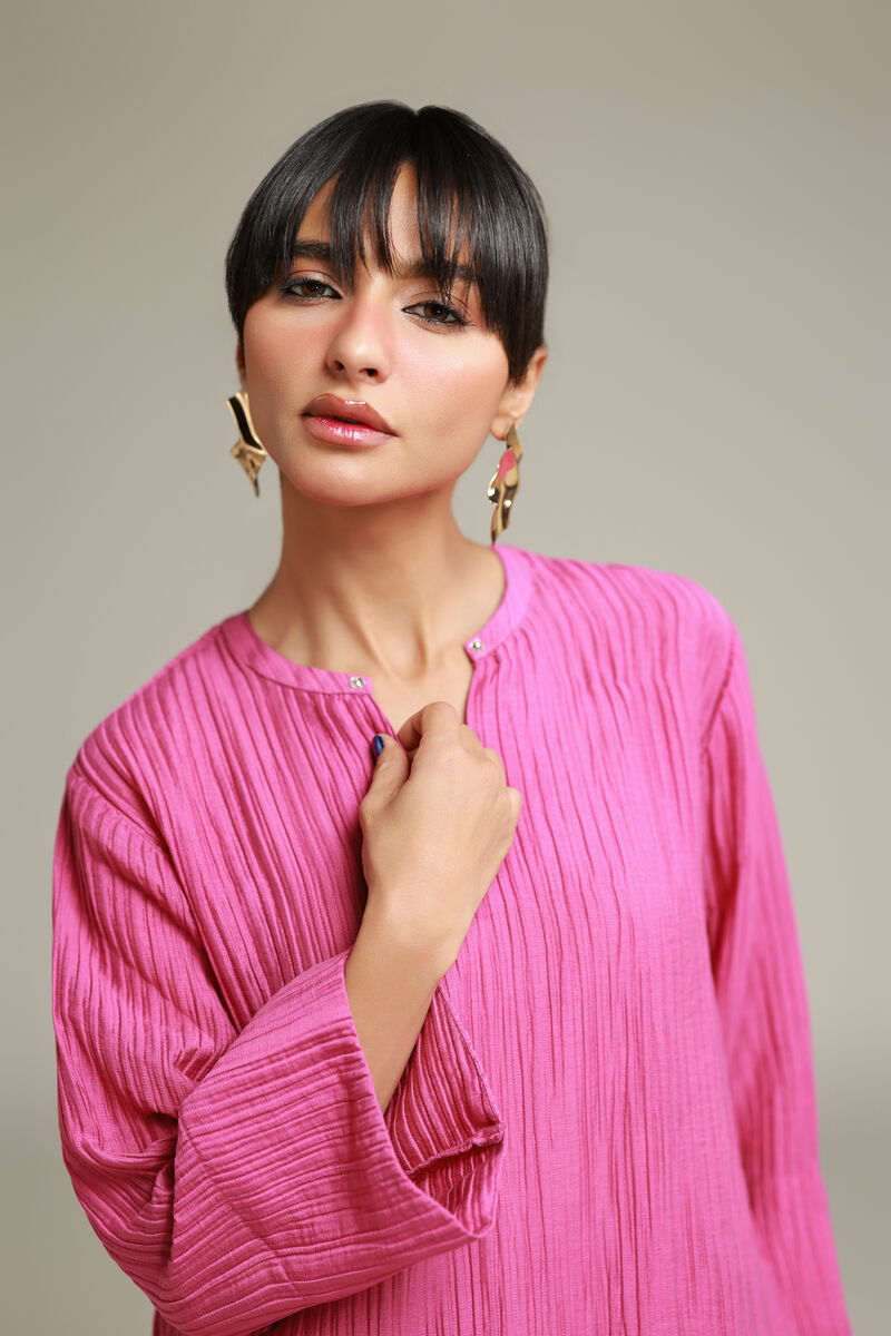 V-Neck Longline Kurta