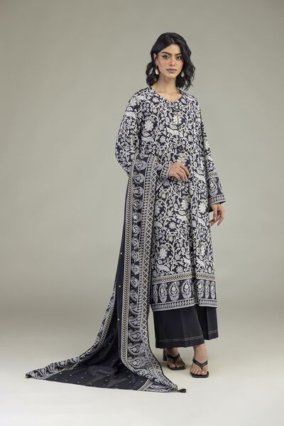 Printed Lawn Fabrics 3 Piece