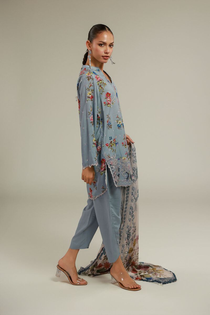 Floral Draped Dupatta