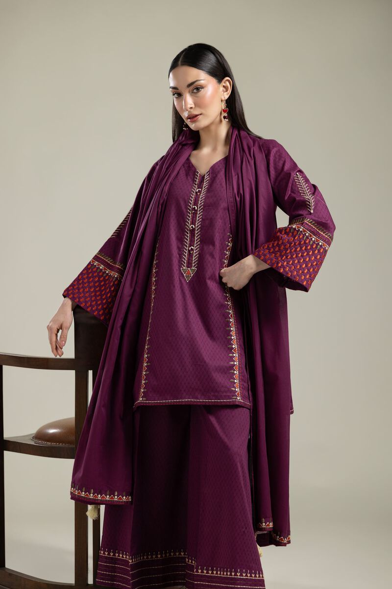 V-Neck Cotton Kurta