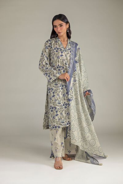 Printed Cambric Floral Cambric Pants