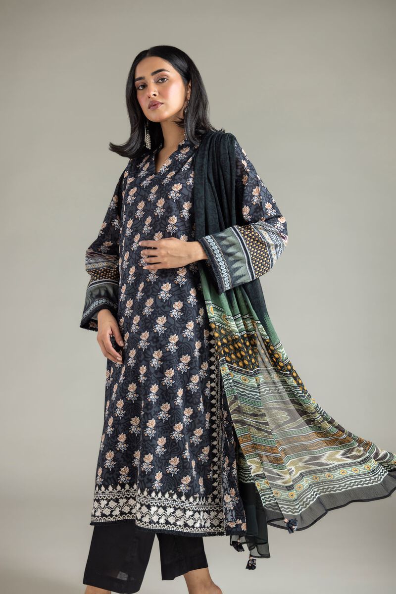 Printed Lawn Dress