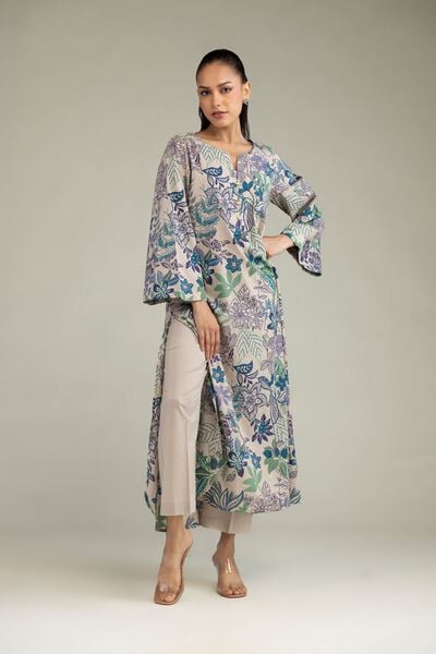 Printed Cambric Solid Cambric Pants