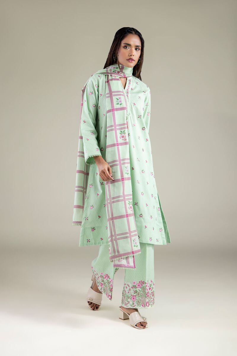 Floral Geometric Dupatta