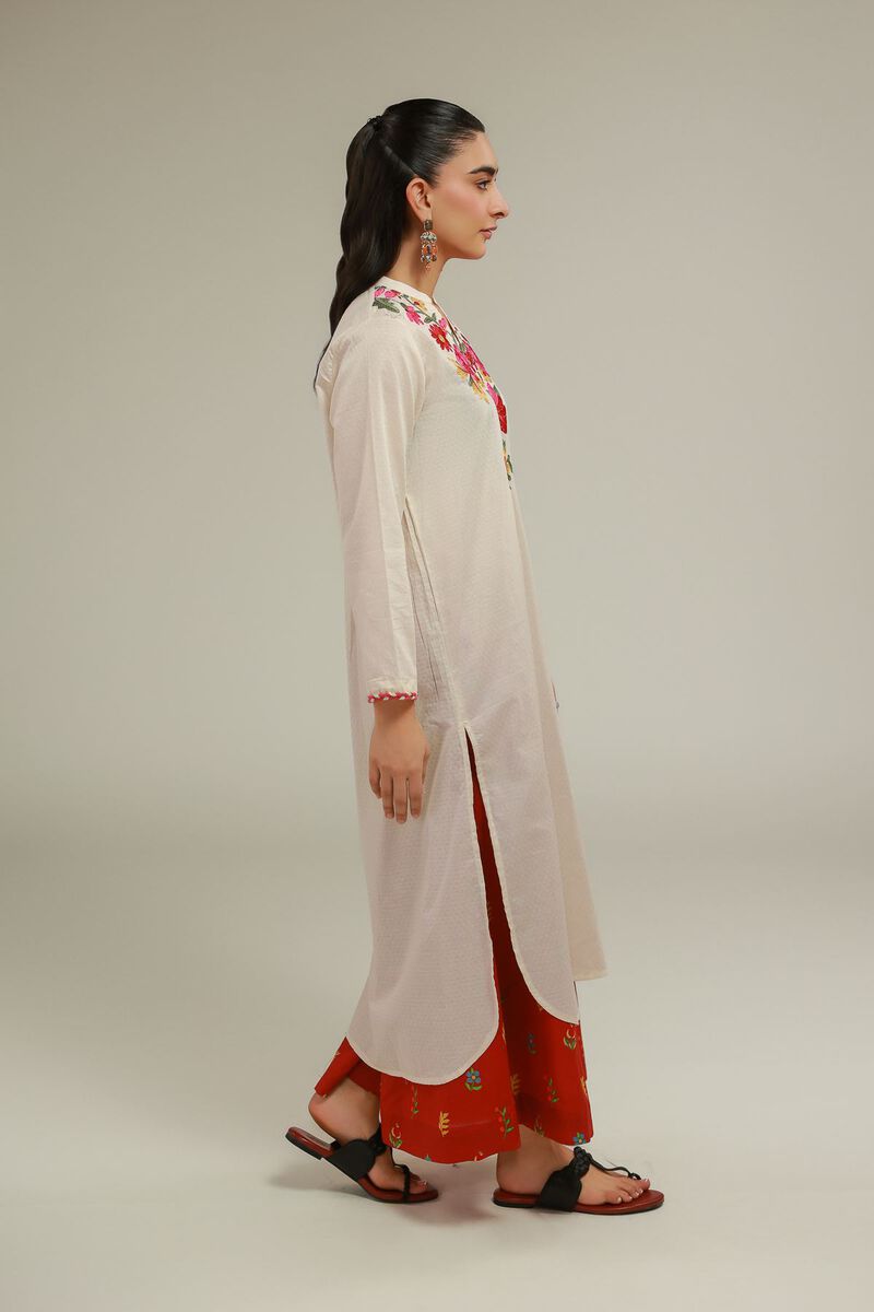 White Cotton Kurta