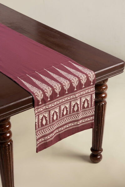 Dyed Dobby 16x84in Table Runner