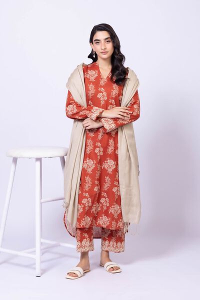 Embroidered | Heavy Textured Cotton | Kurta | PKR 3,500