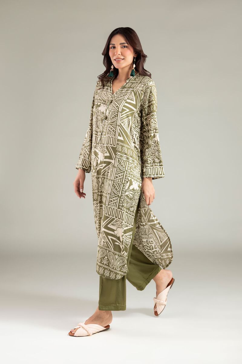 Long V-Neck Kurta