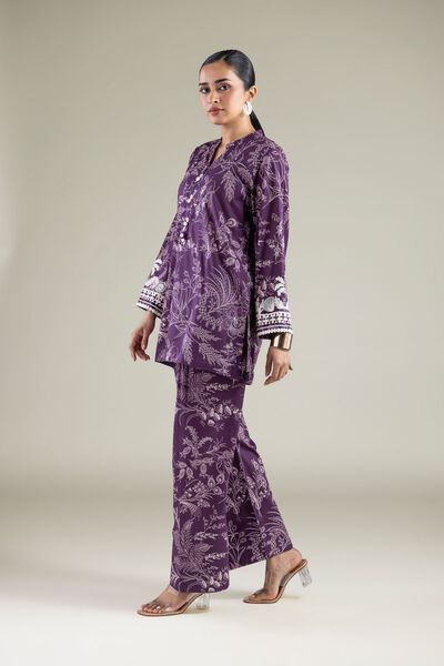 Floral Buttoned Shalwar, image 1