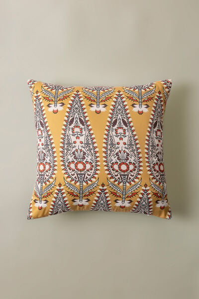 Printed Poly Sateen 16x16in Cushion Cover