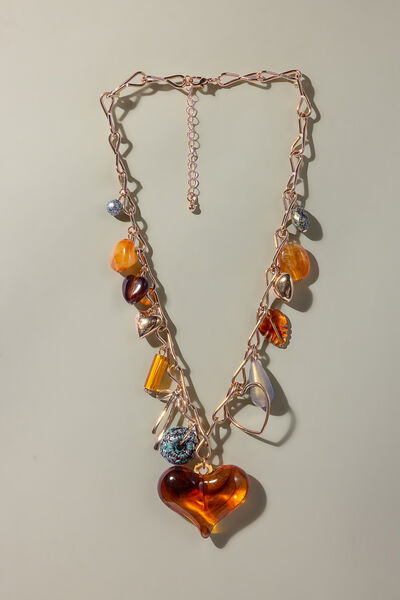 Embellished Plastic Single Necklace