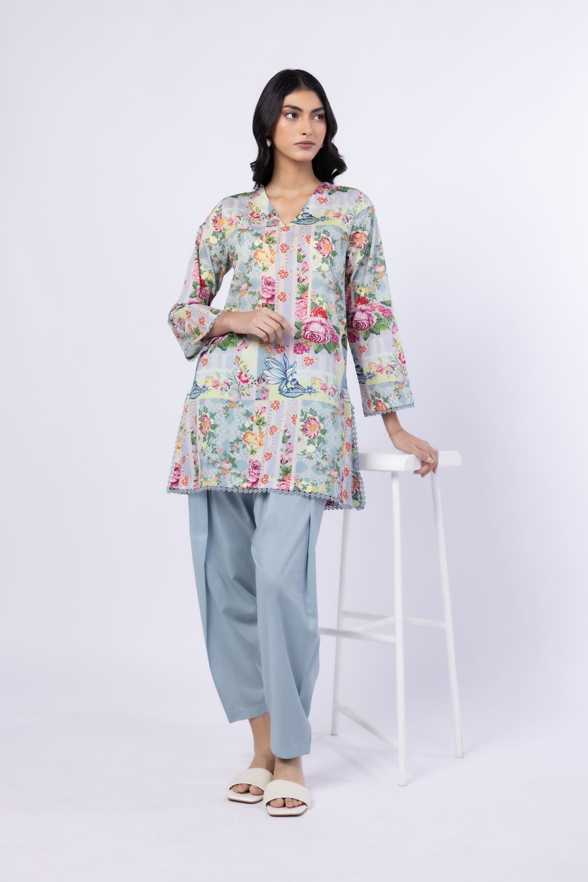 Buy Kurta | 0.0 N/A | 25-06-6E7-06TA-VG_MULTI | Khaadi Pakistan