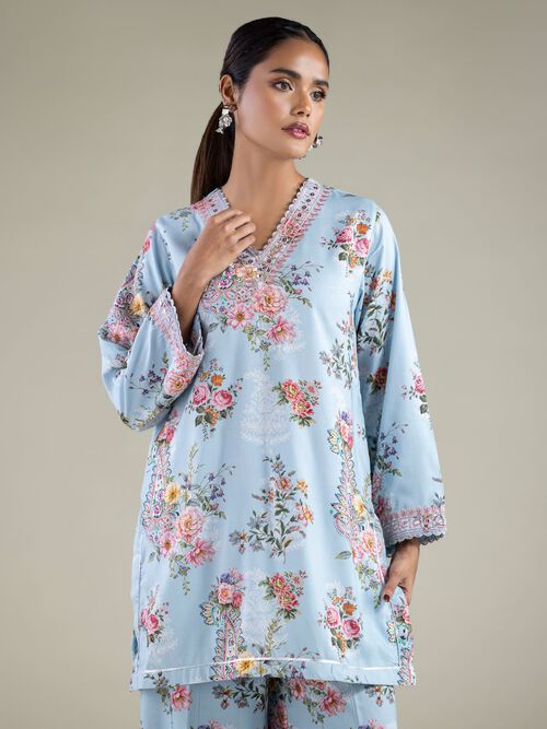 Paisley V-Neck Kurta