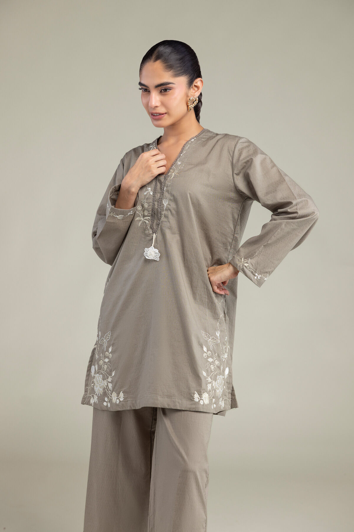 Khaadi - Short Cotton Kurta