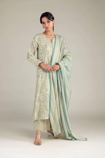 Printed Cambric Cambric Longline Kurta