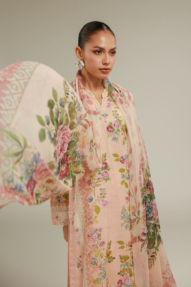Floral Draped Dupatta