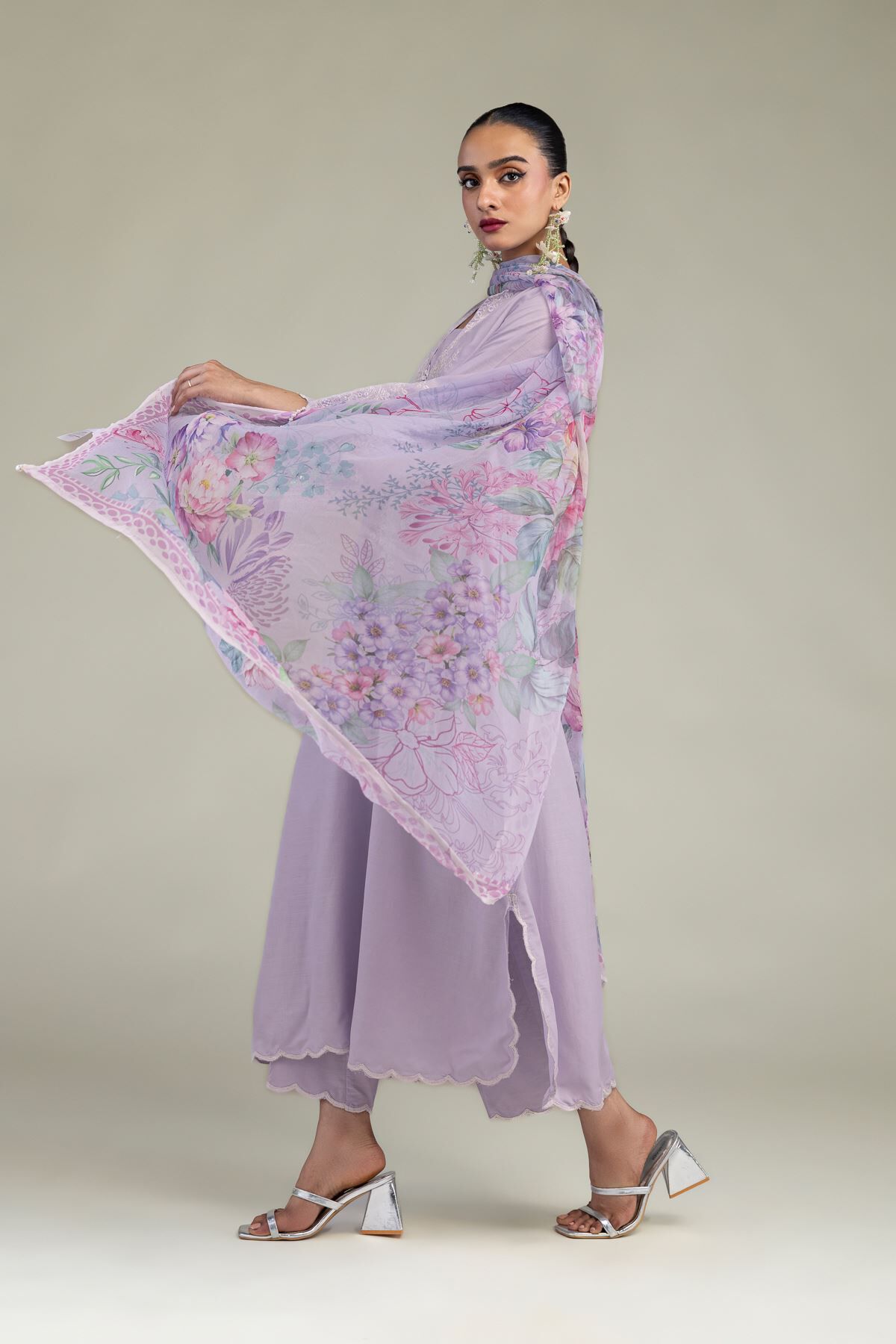Khaadi - Silk Solid Pants