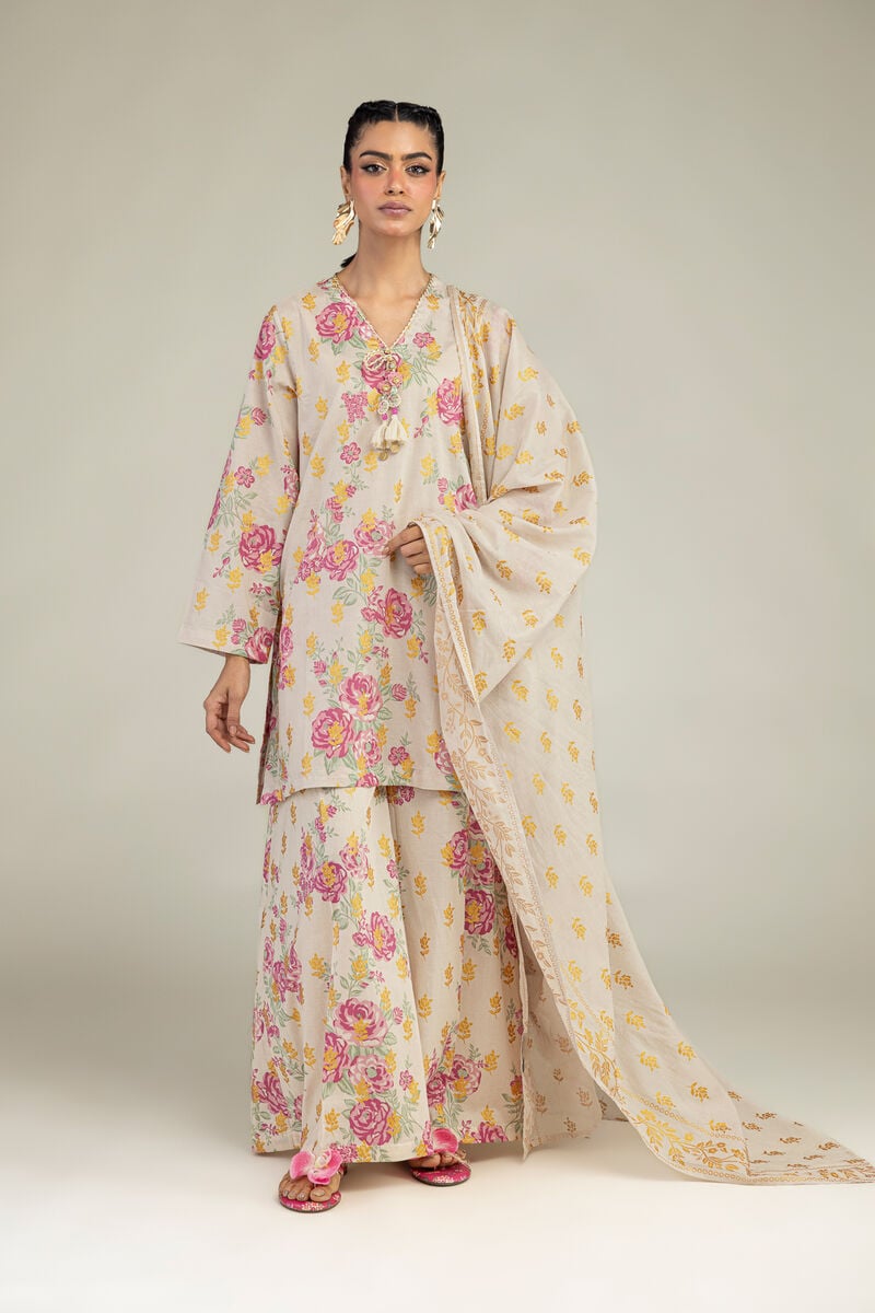 Floral Cambric Pants