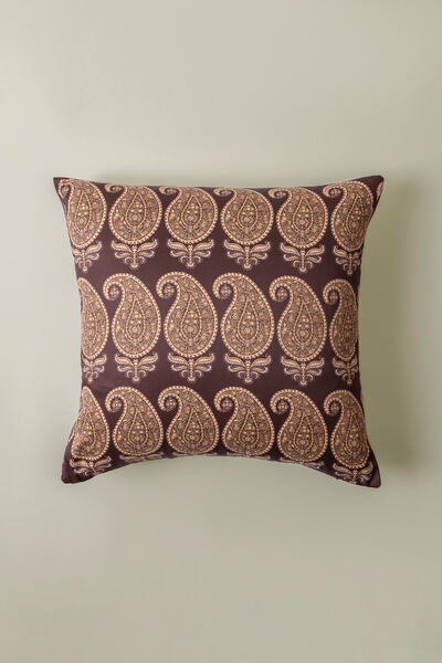 Printed Poly Sateen 16x16in Cushion Cover