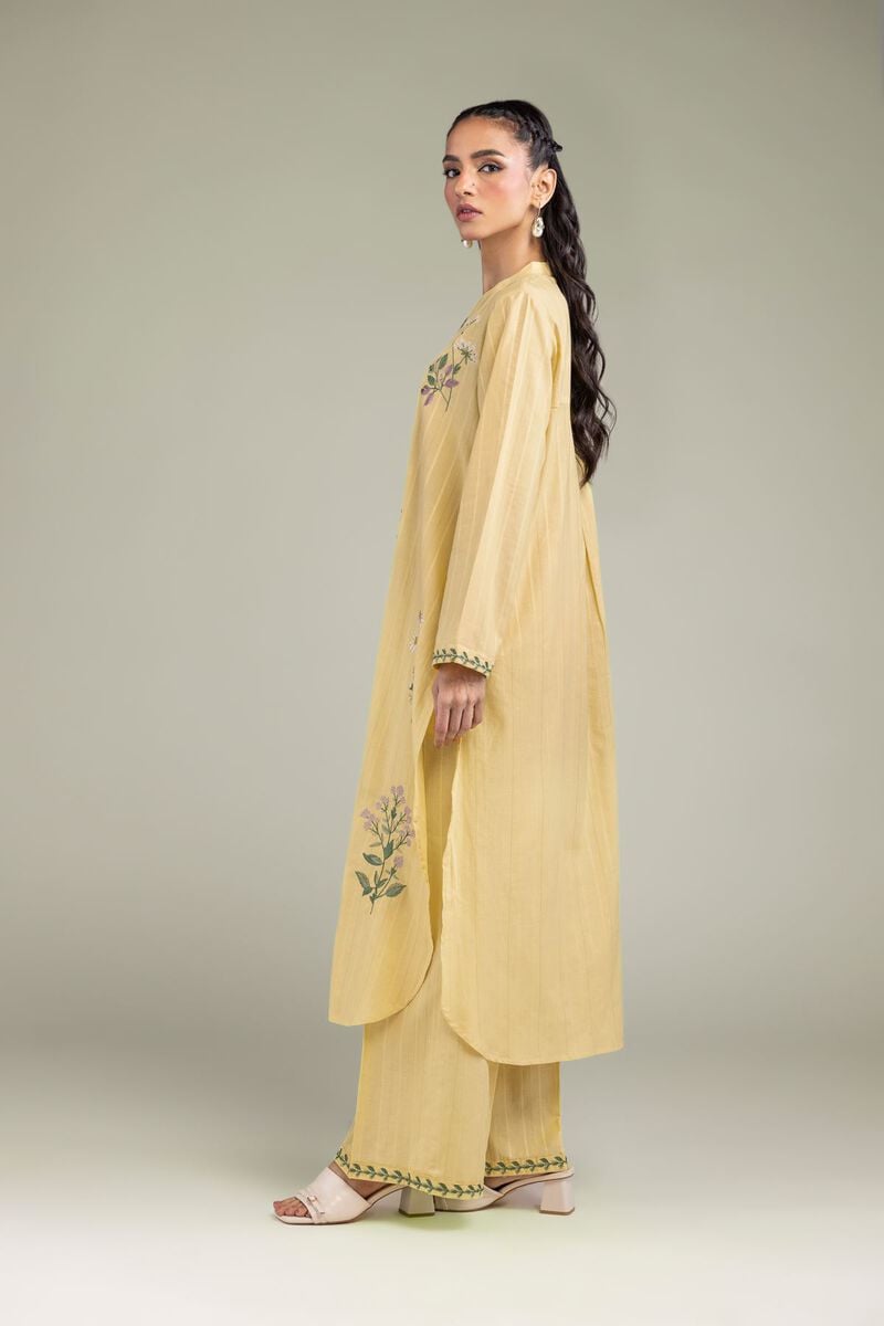 Yellow Cotton Pants view 2