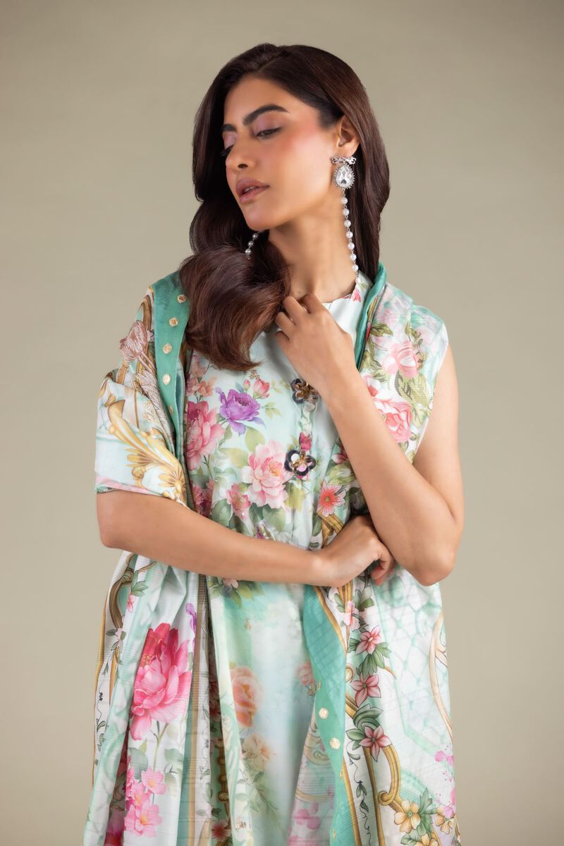 Floral Draped Dupatta