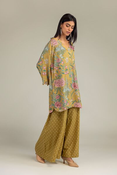 Raw Silk Pants, image 1
