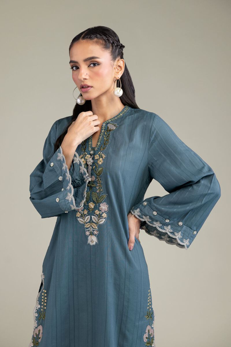 Floral Longline Kurta view 2