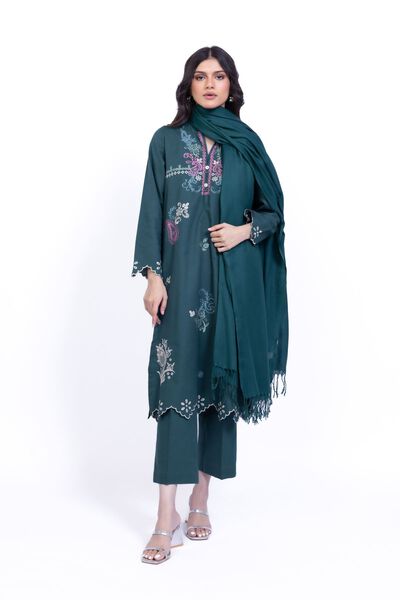 Embroidered | Khaddar
            
        Kurta
