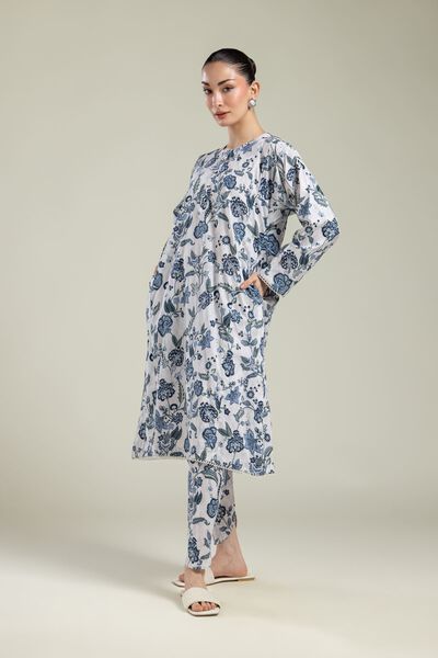 Floral Cambric Shalwar, image 1