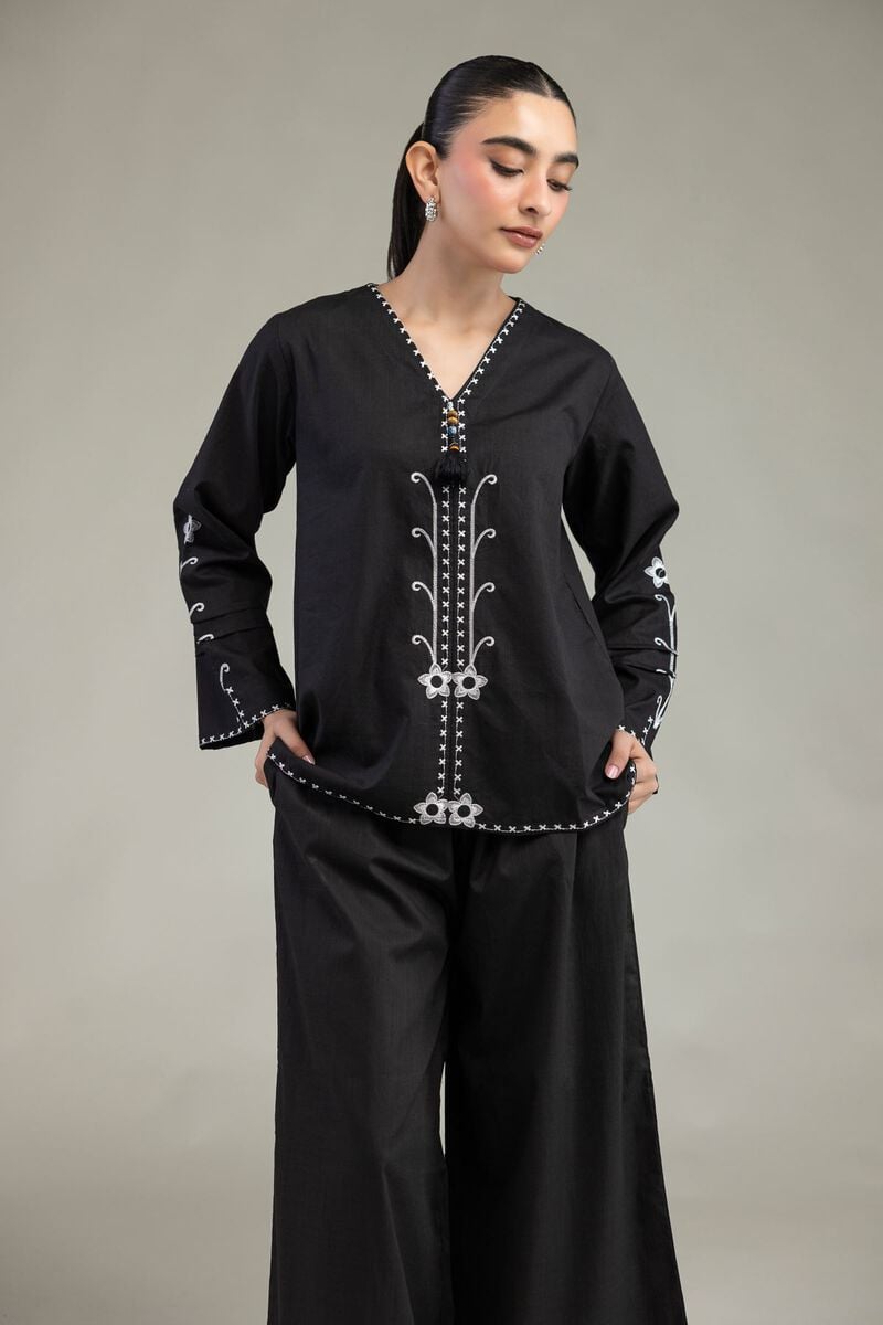 Black V-Neck Shirt
