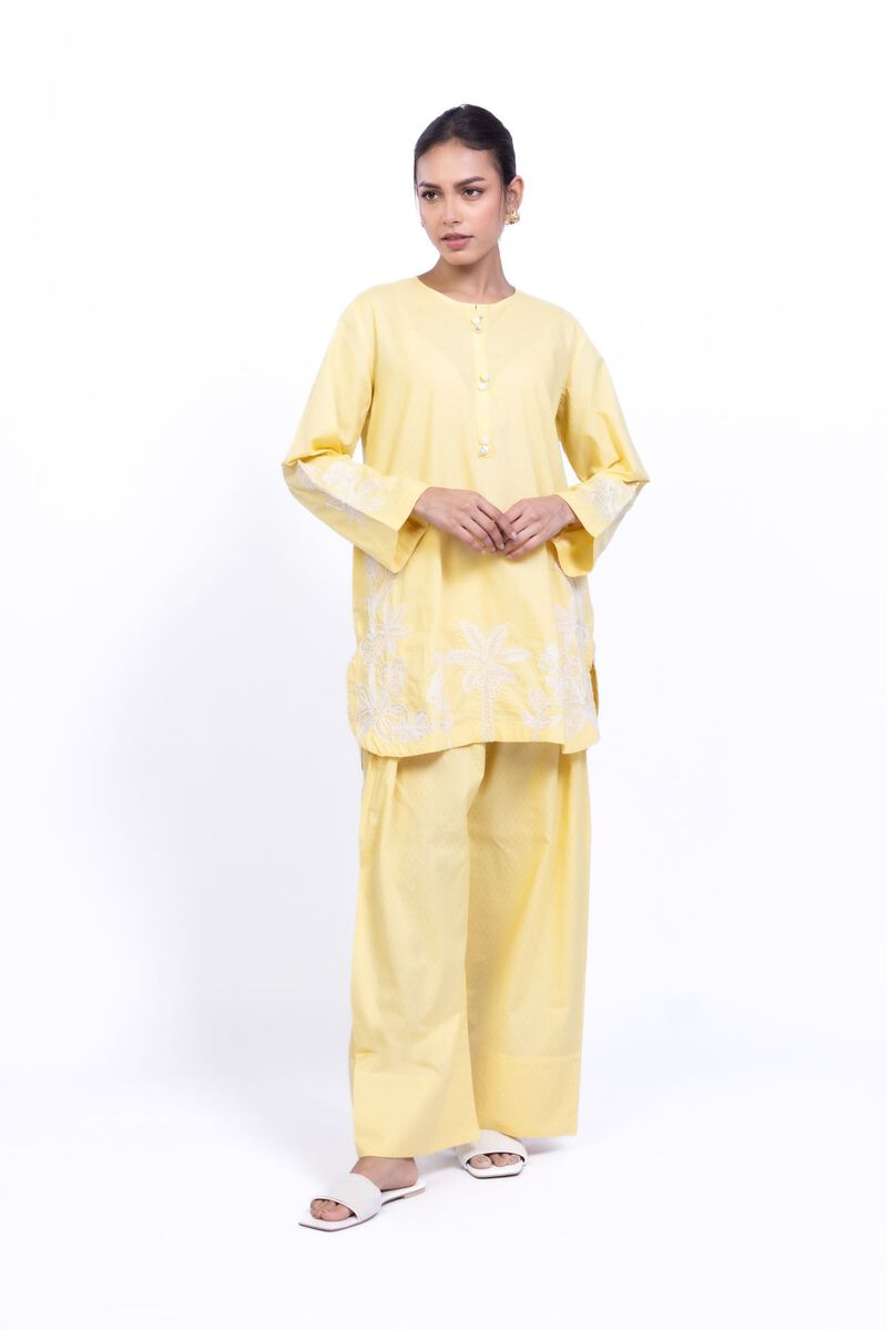 Floral Threadwork Kurta