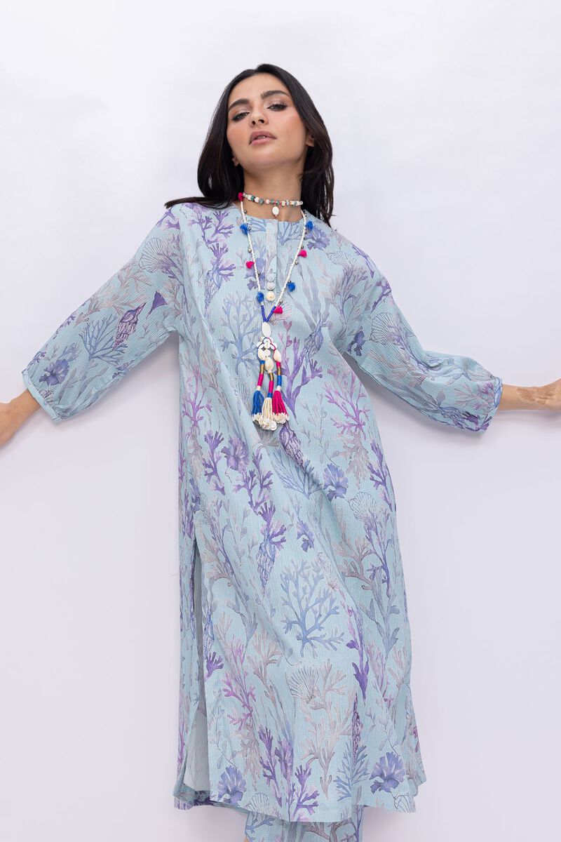 Floral Longline Kurta