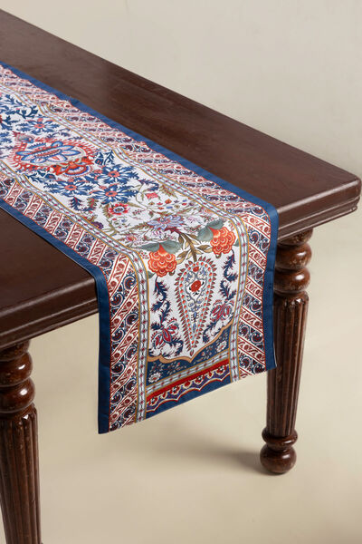 Printed Poly Sateen 12x96in Table Runner